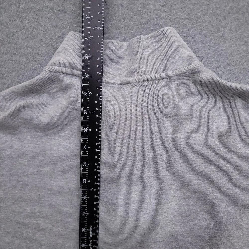 Polo Ralph Lauren Sweater Mens 3XB Quarter Zip Pullover Gray Mock Neck Cotton